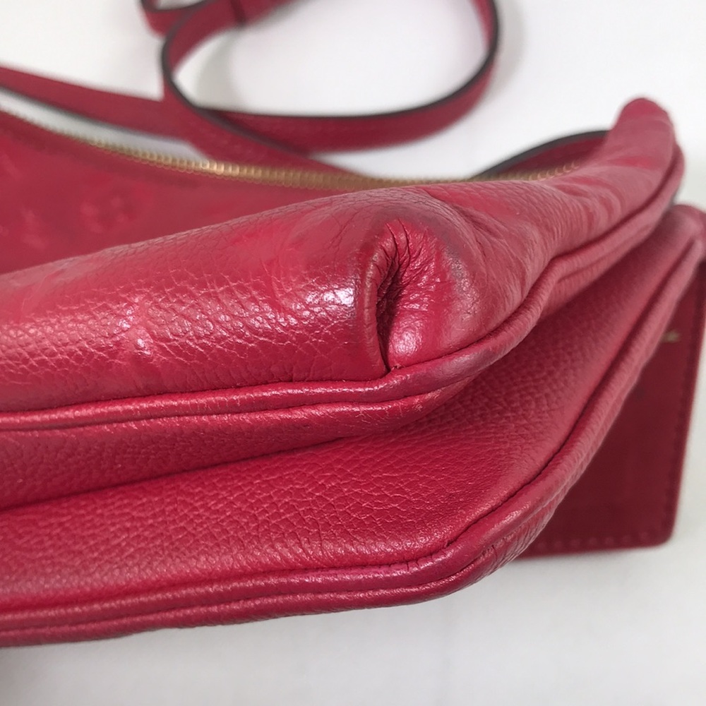 💕 RARE 💕 LOUIS VUITTON LEATHER PINK CROSSBODY TWICE - Picture 10 of 16